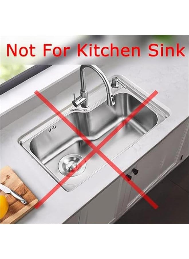 HOOKOR 6PCS Bathroom Sink Drain Strainers for 1.2-1.6 Drain Hole,1 Small Conical Premium Stainless Steel Bathtub Drain Cover Hair Catcher  - Image 3