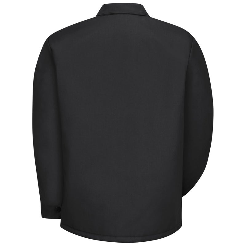 Red Kap Men's Perma-Lined Panel Jacket, Black, Large - Image 2