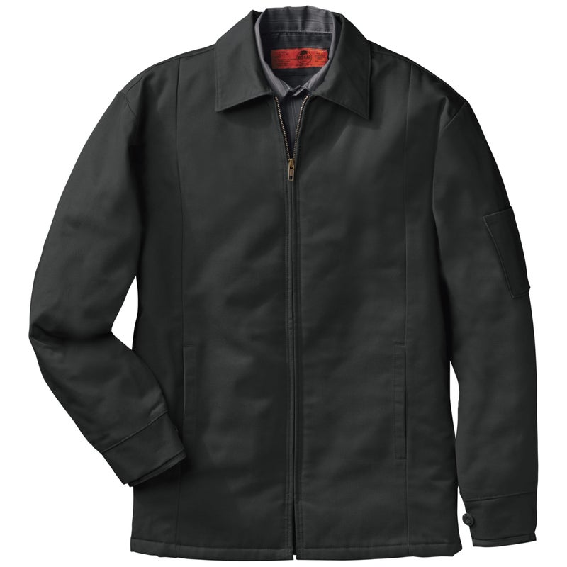 Red Kap Men's Perma-Lined Panel Jacket, Black, Large - Image 4
