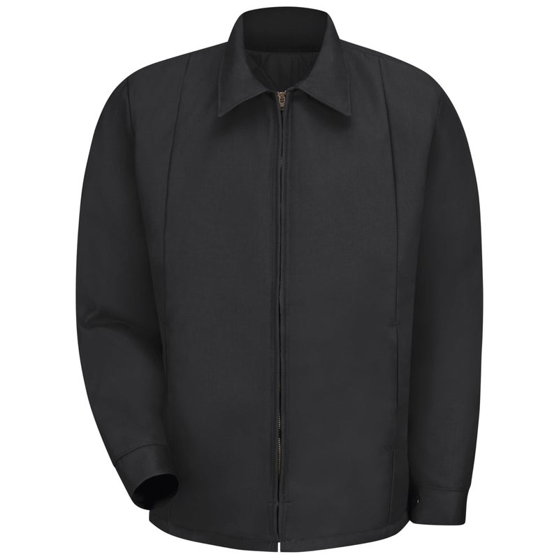 Red Kap Men's Perma-Lined Panel Jacket, Black, Large - Image 3