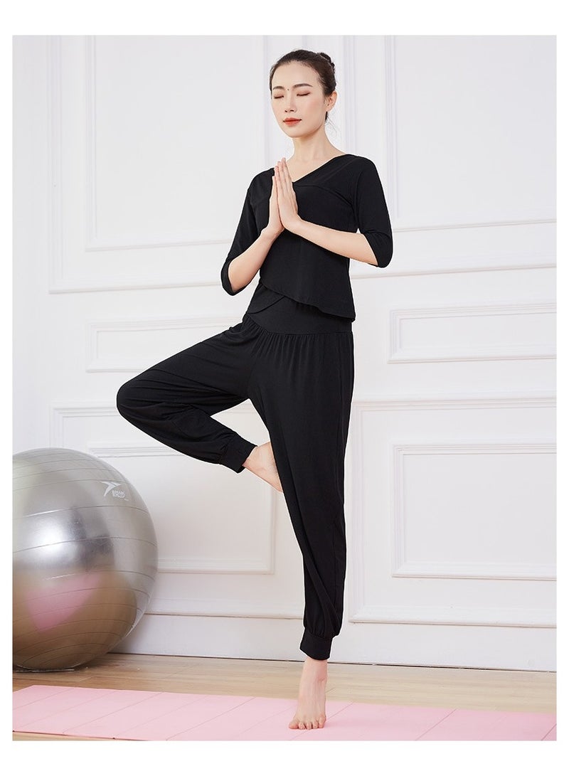 EBMINI New Pilates Yoga Training Fitness Clothing Set 
