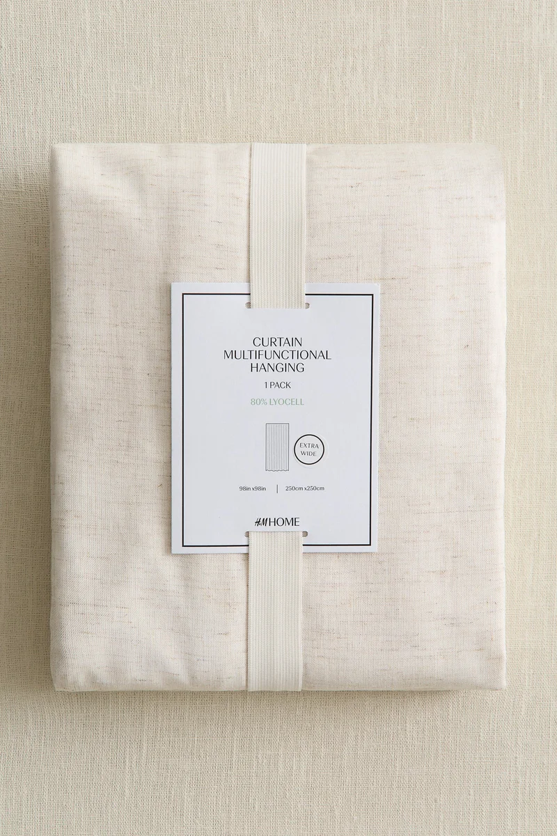H&M 1-pack wide lyocell-blend curtain length