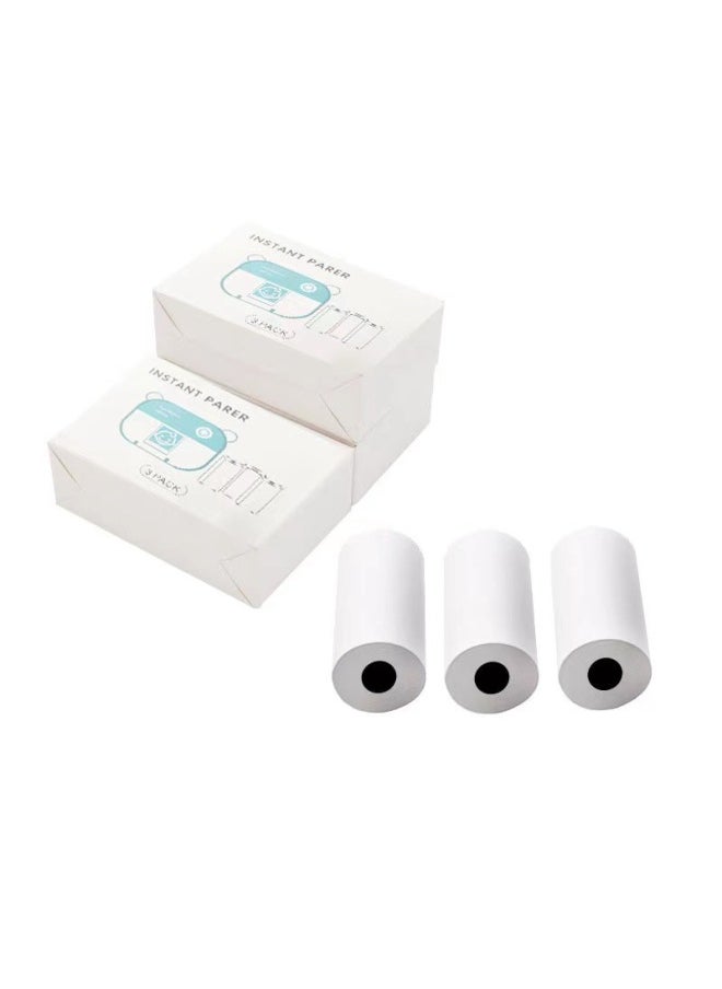 Generic Children's Printing Camera Photo Paper Photo Thermal Printing Paper Camera Special Polaroid Children's Camera Adhesive Paper-Color:Thermal Paper 1 Box 3 Rolls [not Pasted]]  - Image 3
