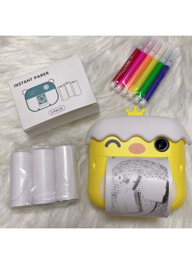 Generic Children's Printing Camera Photo Paper Photo Thermal Printing Paper Camera Special Polaroid Children's Camera Adhesive Paper-Color:Thermal Paper 1 Box 3 Rolls [not Pasted]]  - Image 4