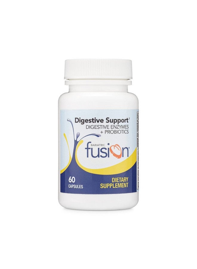 Bariatric Fusion Digestive Support: Digestive Enzymes + Probiotic  Vegan  Digestion Aid  Gut Health Supplement  Gluten Dairy  Gmo Free  60 Capsules - Image 2