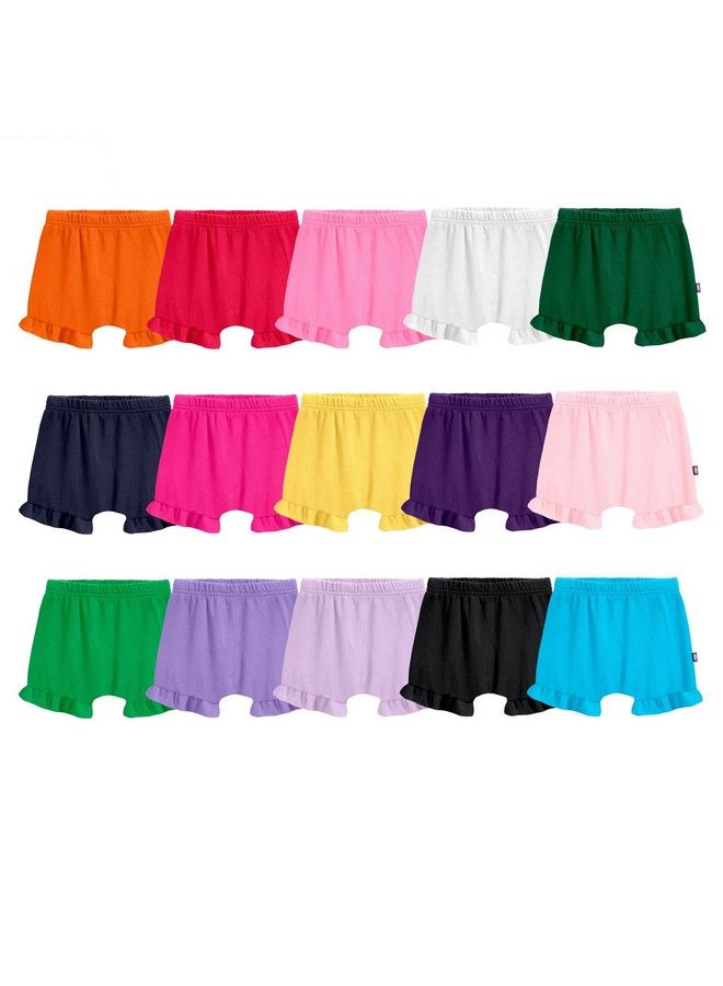 City Threads Baby Girlsand Boysruffled Diaper Covers Bloomers Soft Cotton Fashionable Cute White 4T - Image 3