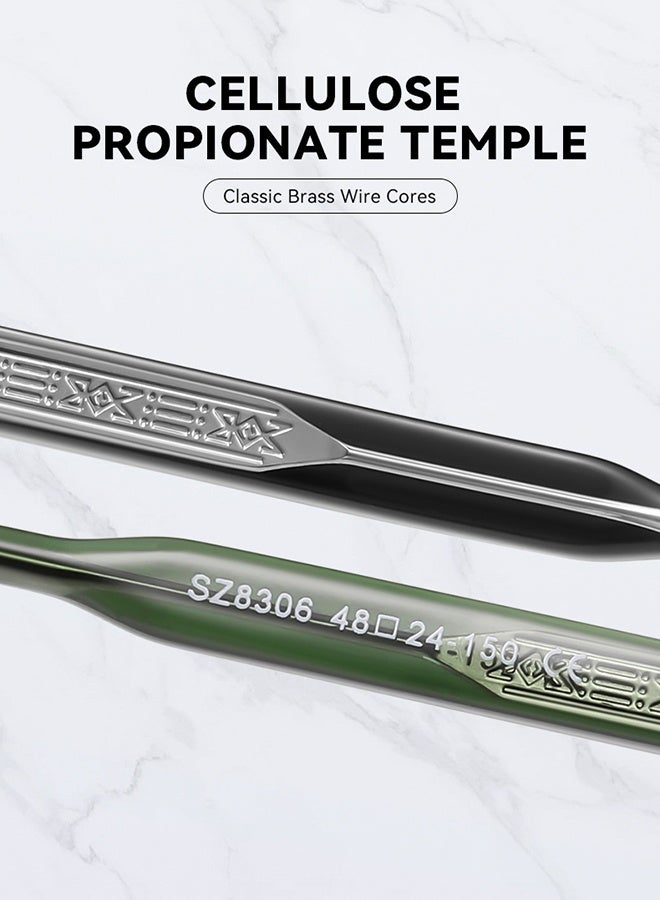 2025 Fashion New High-End Anti-Uv Sunglasses for Men and Women Small Square Frame Personality Hollow Fashion Sun Glasses - Image 4