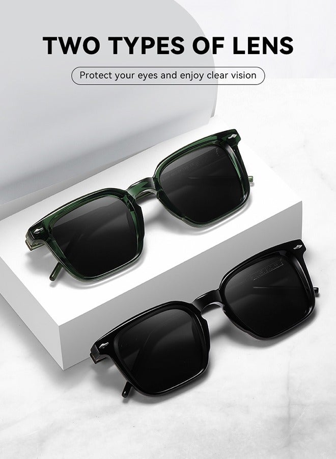 2025 Fashion New High-End Anti-Uv Sunglasses for Men and Women Small Square Frame Personality Hollow Fashion Sun Glasses - Image 3