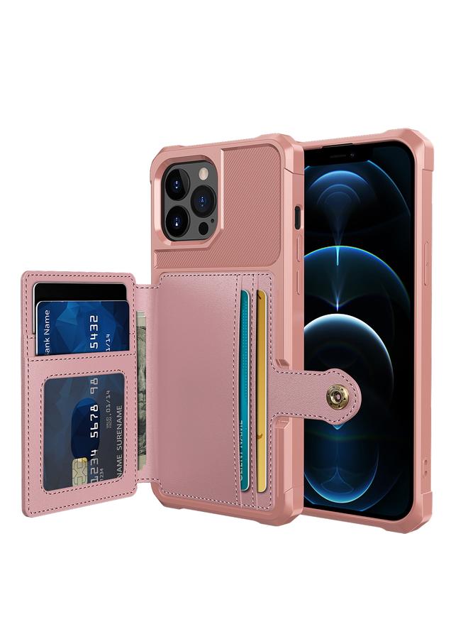 اس-توب حافظة جلدية لهاتف iPhone 13 Pro مع محفظة مغناطيسية وحقيبة بطاقات - Image 1