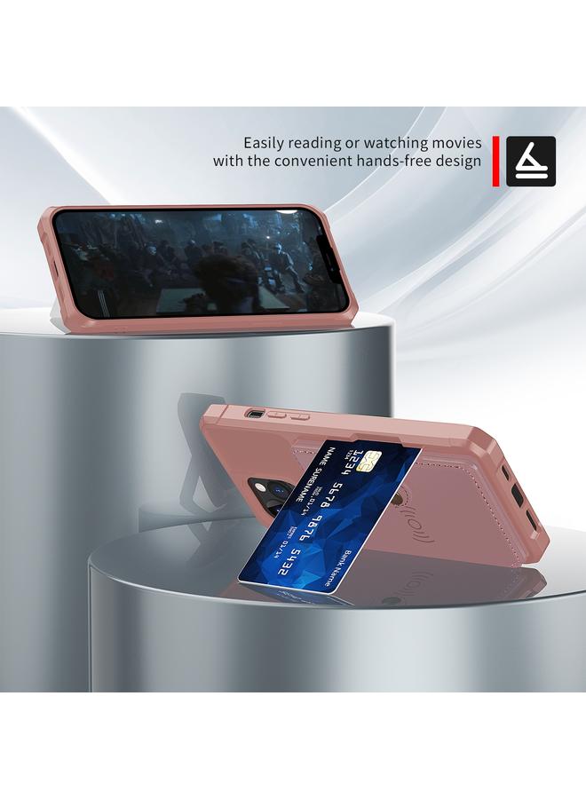 اس-توب حافظة جلدية لهاتف iPhone 13 Pro مع محفظة مغناطيسية وحقيبة بطاقات - Image 3