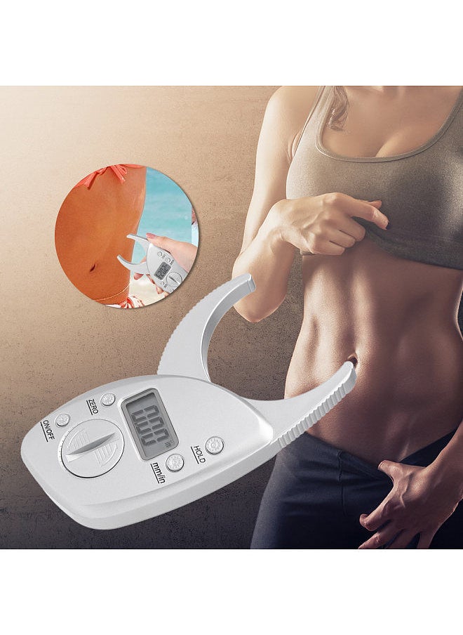 Generic - Digital Body Fat Caliper Skinfold Caliper LCD Display Skin Muscle Tester Analyzer Electronic Fat Measure - Image 1