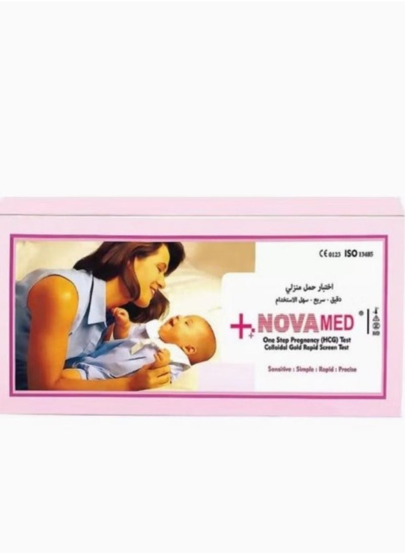 NOVAMED Pack of 3 One Step Pregnancy HCG Test Cassette Kit  - Image 2