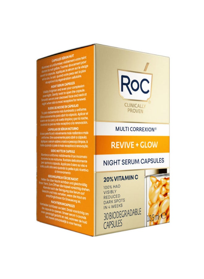 RoC - MULTI CORREXION  REVIVE + GLOW CAPSULES 30CT EU - Image 1