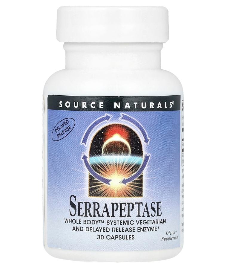 Serrapeptase 30 Capsules (60000 SPU Per Capsule)