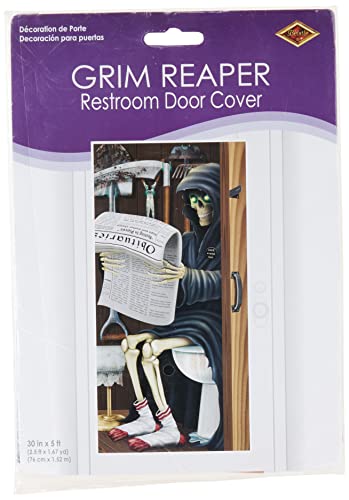 Beistle Grim Reaper Restroom Door Cover - Image 3