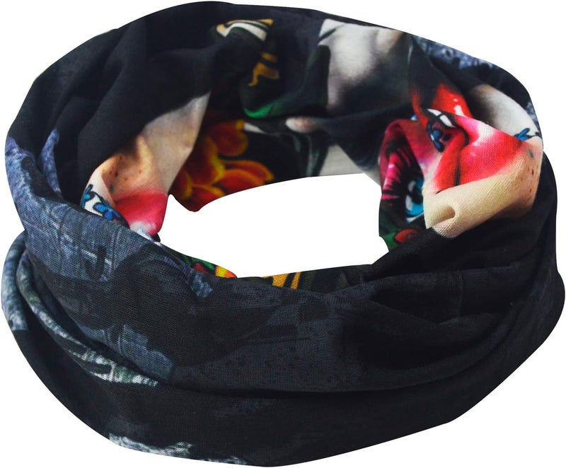 Obacle Skull Face Mask for Women Dust Wind Sun Protection Rave Festival Riding - Image 4