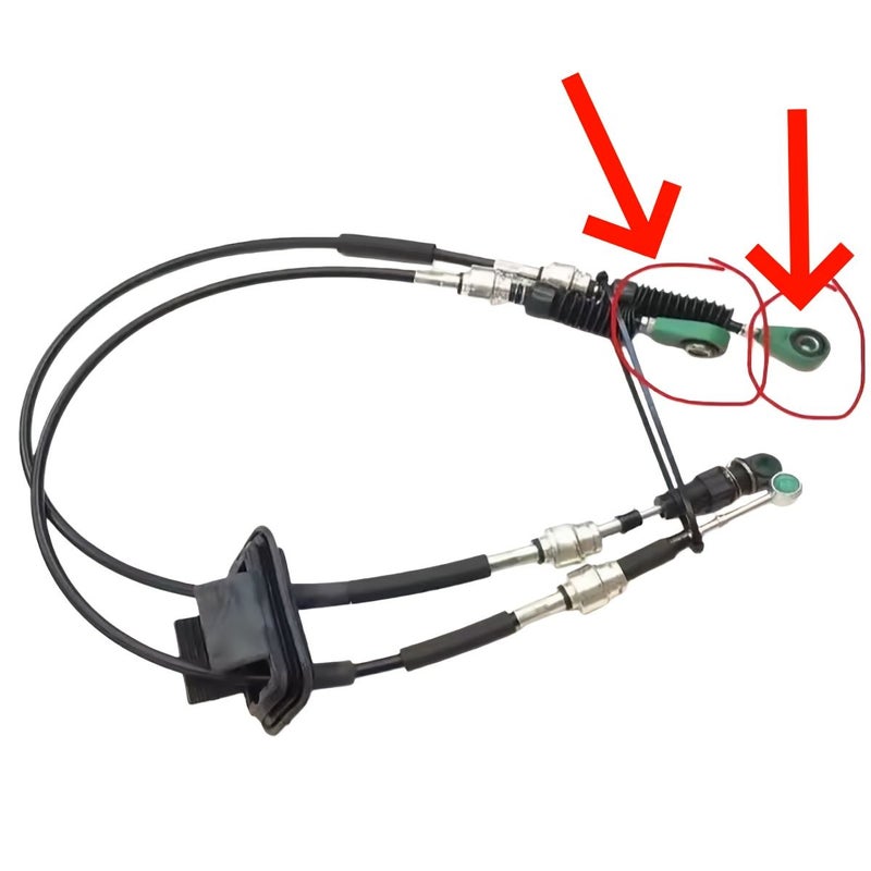 2pcs Manual Gearbox Shift Cable Linkage Bushing Repair Kit Large And Small For Ford Fiat 500 2014 2015 2016 Shifter Lever Selector Connect Both End 555223138 55245287 46340397 46343848 46337219 55229291 55202308 55210 - Image 2
