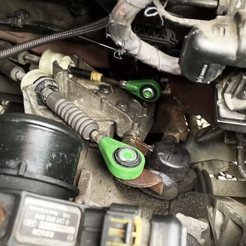 2pcs Manual Gearbox Shift Cable Linkage Bushing Repair Kit Large And Small For Ford Fiat 500 2014 2015 2016 Shifter Lever Selector Connect Both End 555223138 55245287 46340397 46343848 46337219 55229291 55202308 55210 - Image 3