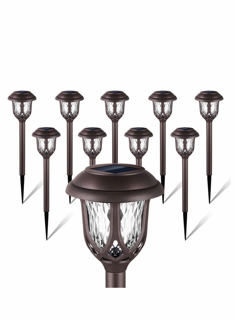 10 Pack Solar Lights Outdoor Decorative, Solar Pathway Lights Outdoor, Solar Powered Garden Yard Lights for Walkway Sidewalk Driveway - pzsku/Z9817FCFCBCAD561F9985Z/45/_/1725523100/0a48eba5-d9cc-40eb-a7fa-39ca61e7006d