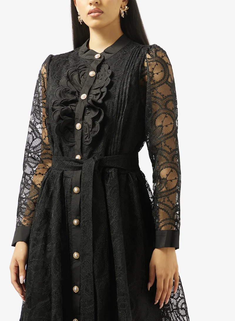 Khizana Lace A-line Dress