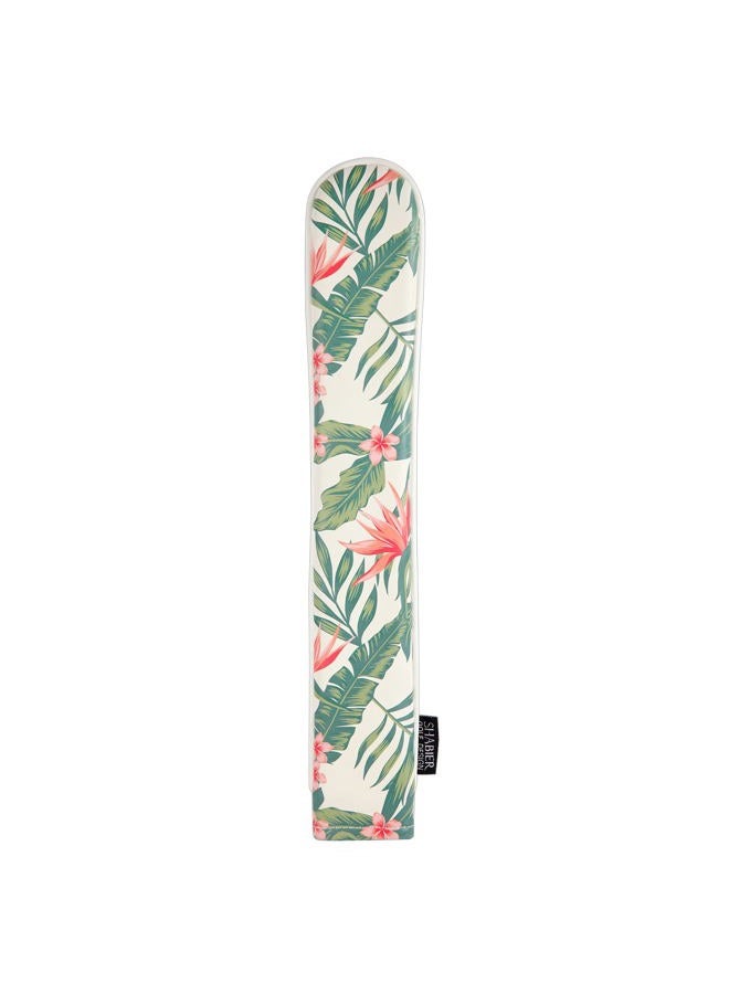 SHABIER PU Leather Waterproof Golf Alignment Stick Cover Club Protector Holds Sticks (Hawaiian Flowers) - Image 2