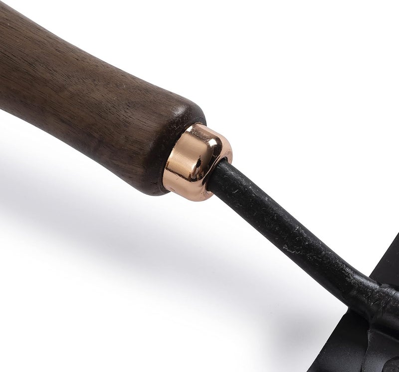 BareBones Garden Trowel - Ergonomic Walnut/Black Hand Tool - Image 2