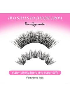 FADLASH Lash Clusters Diy Eyelash Extensions 168 Clusters Lashes D Curl 0.07 Natural Individual Lash Extensions Mixed Tray False Eyelashes Soft & Strong Thin Band Diy At Home (F22+F23 0.07D 8 16Mm)  - Image 3