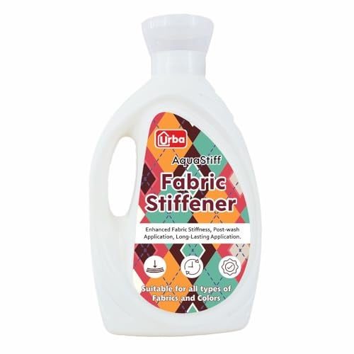 Urba AquaStiff Fabric Stiffener 1000 ml| Fabric Enhancer Post Wash - Floral Fusion | 1kg | Keeps Your Clothes Crisp & Shine | Cling Free | Long-stay Fragrance - Image 1