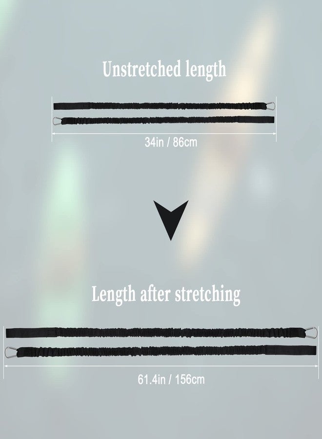 AIEX 2pcs Kayak Paddle Leash, 34-61 Inches Stretchable Paddle Straps with Carabiner Paddle Lanyard Stretch Kayak Rope for Canoe Boat Surf Board Fishing Rod - Image 4