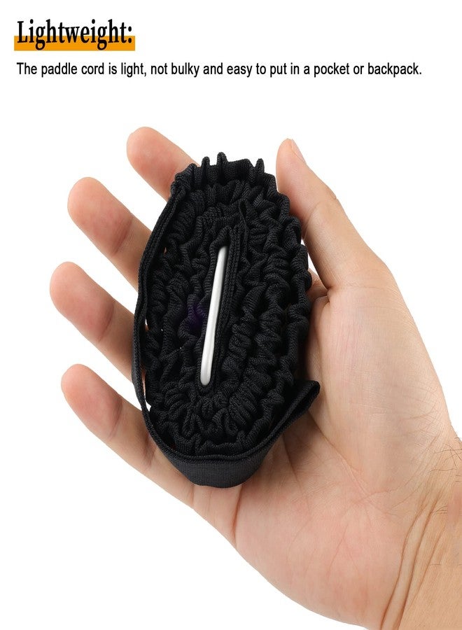 AIEX 2pcs Kayak Paddle Leash, 34-61 Inches Stretchable Paddle Straps with Carabiner Paddle Lanyard Stretch Kayak Rope for Canoe Boat Surf Board Fishing Rod - Image 3