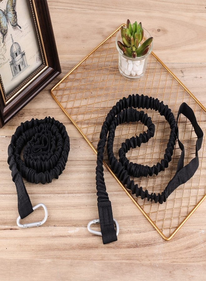 AIEX 2pcs Kayak Paddle Leash, 34-61 Inches Stretchable Paddle Straps with Carabiner Paddle Lanyard Stretch Kayak Rope for Canoe Boat Surf Board Fishing Rod - Image 5