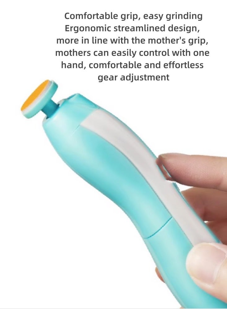 Baby Electric Nail Clippers, Fully Automatic, Special For Newborns, Baby Nail Clipping, Safe And Polishing Artifact, Upgraded USB Charging Model, Carlo Pink, Dust Cover/Automatic pause, No Pinching - Image 5