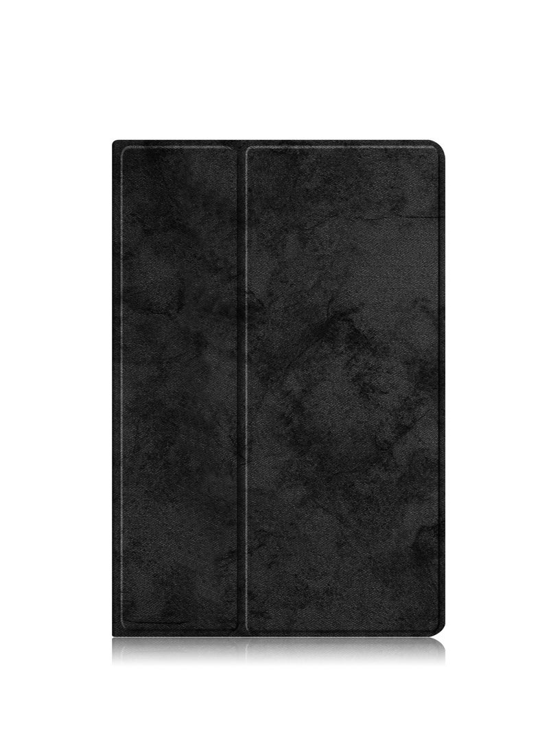 Case for Samsung Galaxy Tab S9 11 Inch with Pencil Holder To Rotate Protective Water Proof Cover Case SM-X710/X716U (Black)