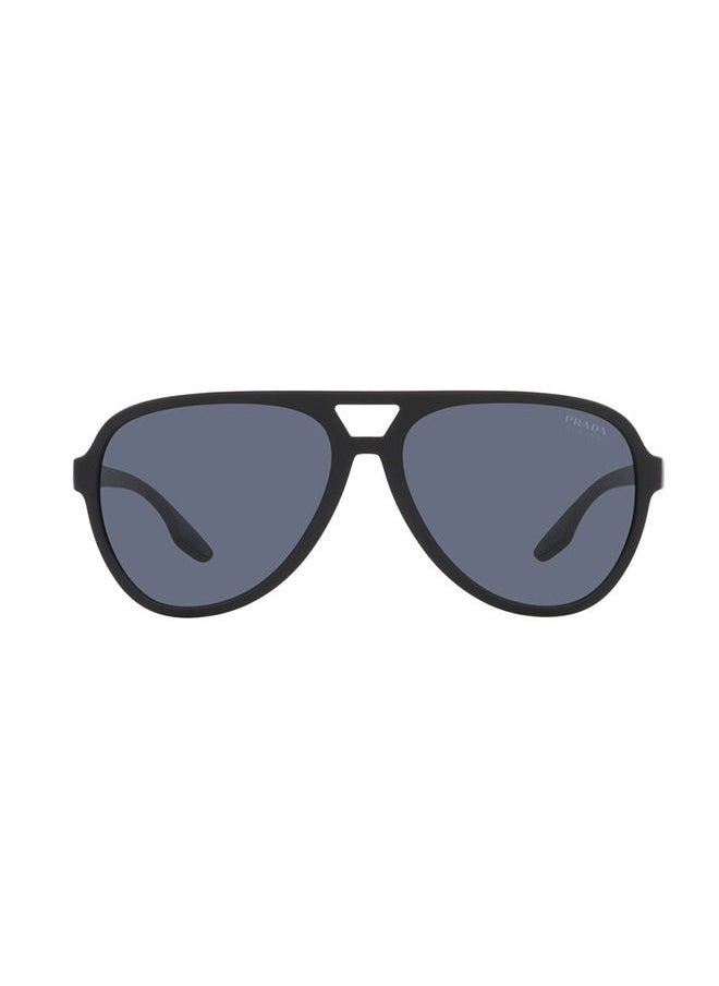 Prada Linea Rossa - Men's Pilot Shape Sunglasses - SPS06W DG0-09R 59 - Lens Size: 59 Mm - Image 1