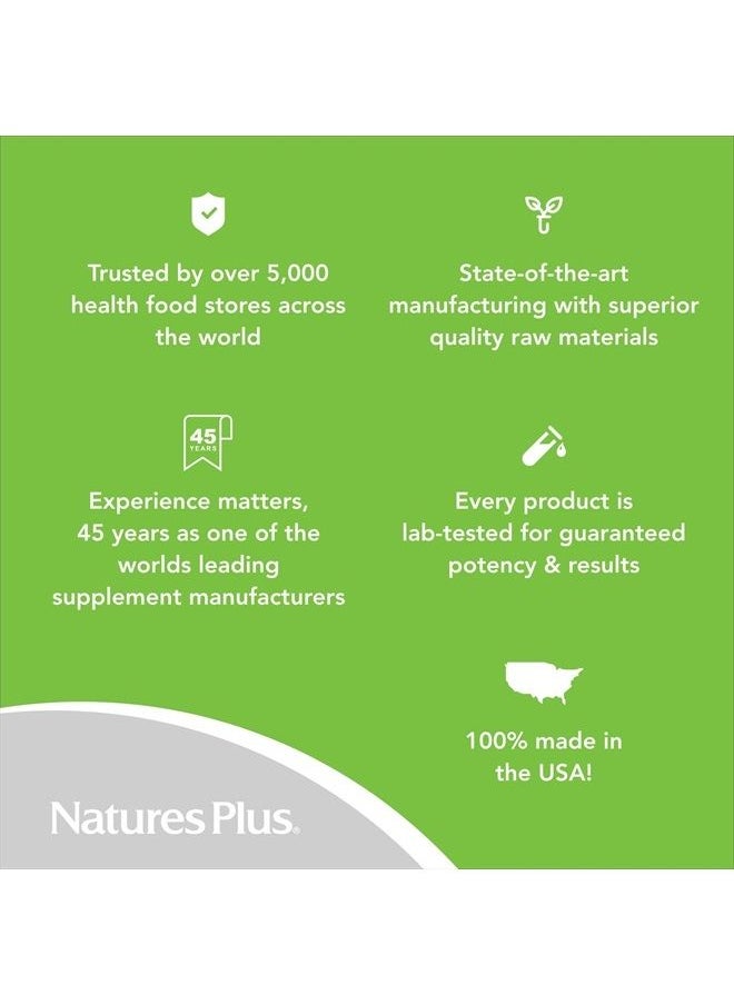 Nature's Plus - Mega Zinc 100 mg, 90 Sustained Release Tablets - Image 1