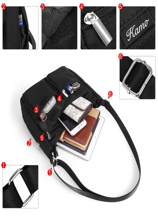 Kamo Crossbody Bag for Women - Multi-pocket Shoulder Bag Lightweight Messenger Bag Casual printed Purse Handbag Travel Bag - Image 4