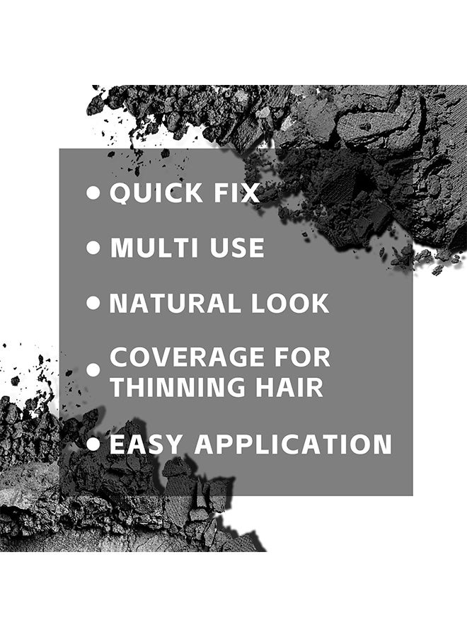 kakashow Hairline Powder, Hair Root Concealer, Instantly Root Cover Up Hairline Cream, Long Lasting Hair Shadow Powder, Hair Concealer For Greys, Thinning Hair, Hair Toppers, Hair Root Dye, Thin Hair Powder (Black) - Image 3