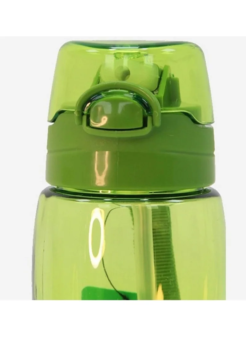 Benetton Water Bottle Locking Lid Tritan 700 ml Green