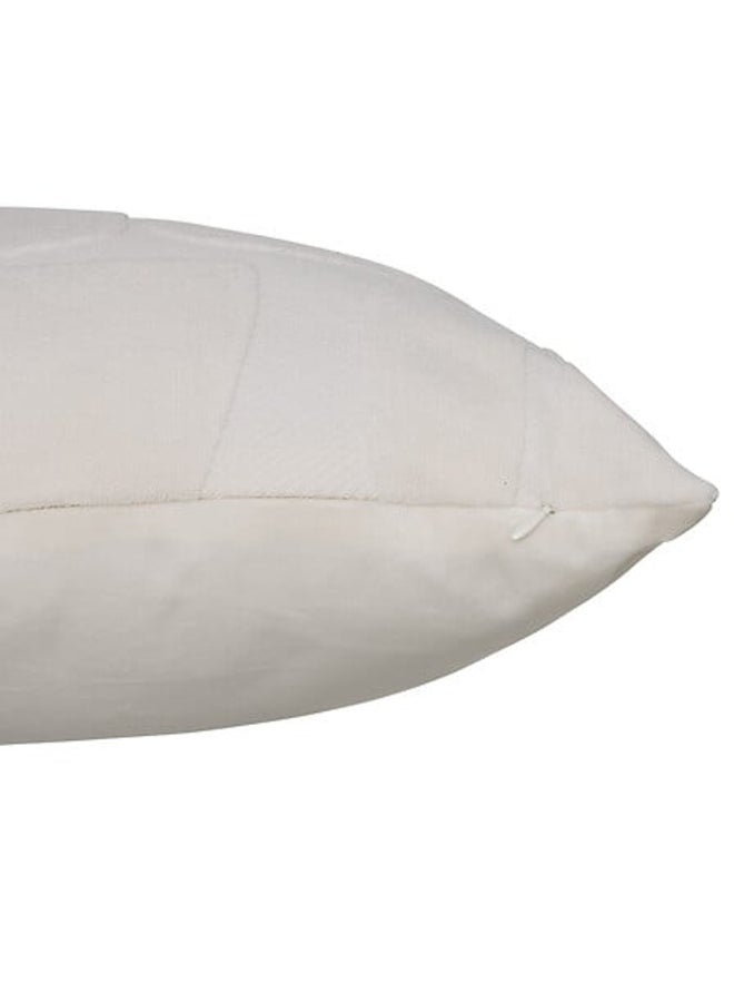 atmosphera Delor High Quality Square Shaped Cushion White 40 x 40cm 215431A - Image 2