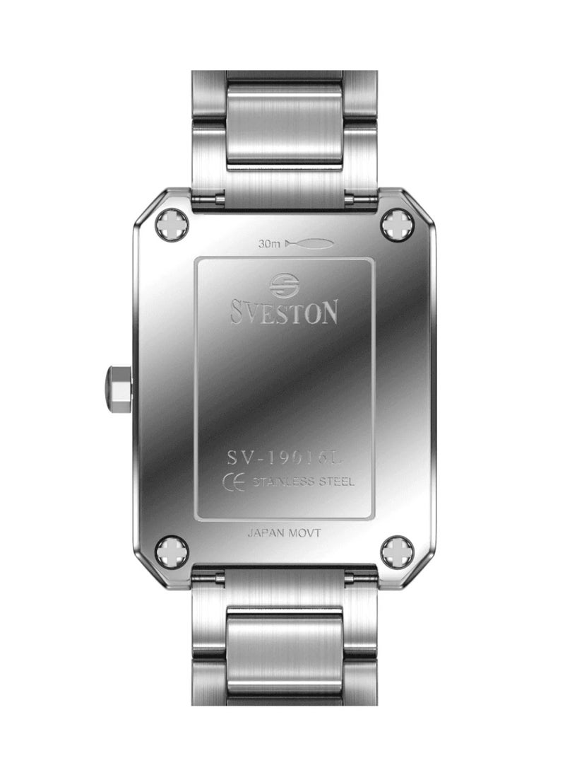 Sveston - Women Omega Analog Quartz Stainless Steel Diamond Watch - 19016 - Image 1