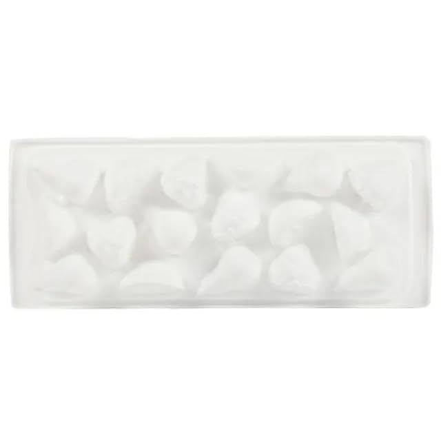 Evona 14 Grid Fruits Shape Ice Cube Tray Chocolate Mould Refrigerator Ice Cube for Cocktail Whiskey Fruit Juice Soft Drink Multipurpose Fruits Shaped Mould Ice Cube Tray with 15 Ice Cube - Image 4