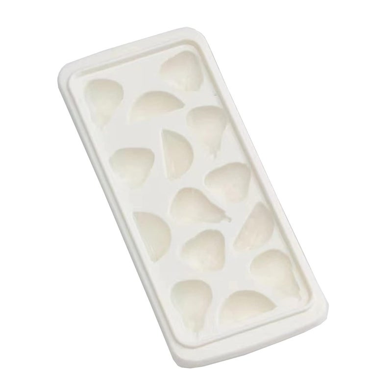 Evona 14 Grid Fruits Shape Ice Cube Tray Chocolate Mould Refrigerator Ice Cube for Cocktail Whiskey Fruit Juice Soft Drink Multipurpose Fruits Shaped Mould Ice Cube Tray with 15 Ice Cube - Image 1