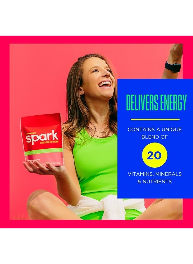 AdvoCare - Strawberry Spark Energy, Vitamin & Amino Acid Supplement, 14 Packets - Image 1