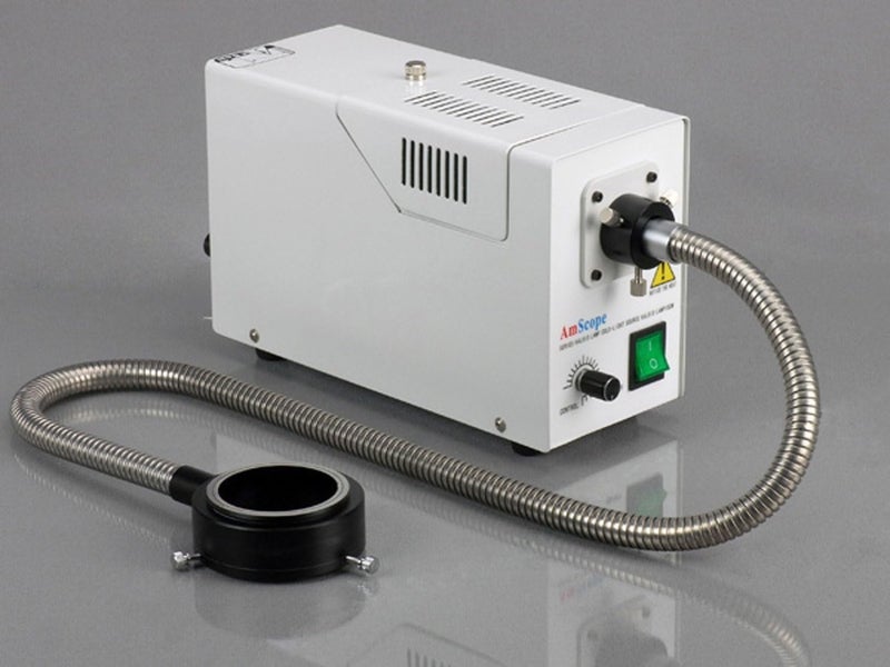 AmScope HL250AR 150w Fiber Optic Microscope Ring Illuminator  New - Image 2