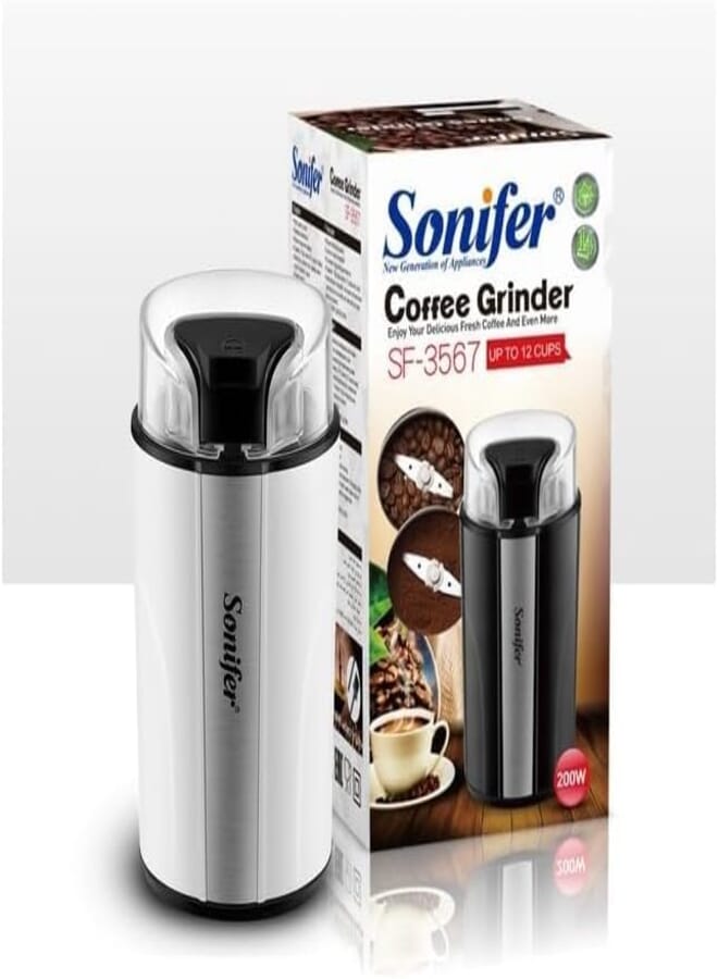 Sonifer SF-3567 200W Coffee and Spice Grinder