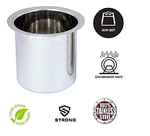 Vipron Vipron Heavy Guage Stainless Steel Gunj (Milk Container, Boiler, Milk Pot), Size: 1300 ml - Image 4
