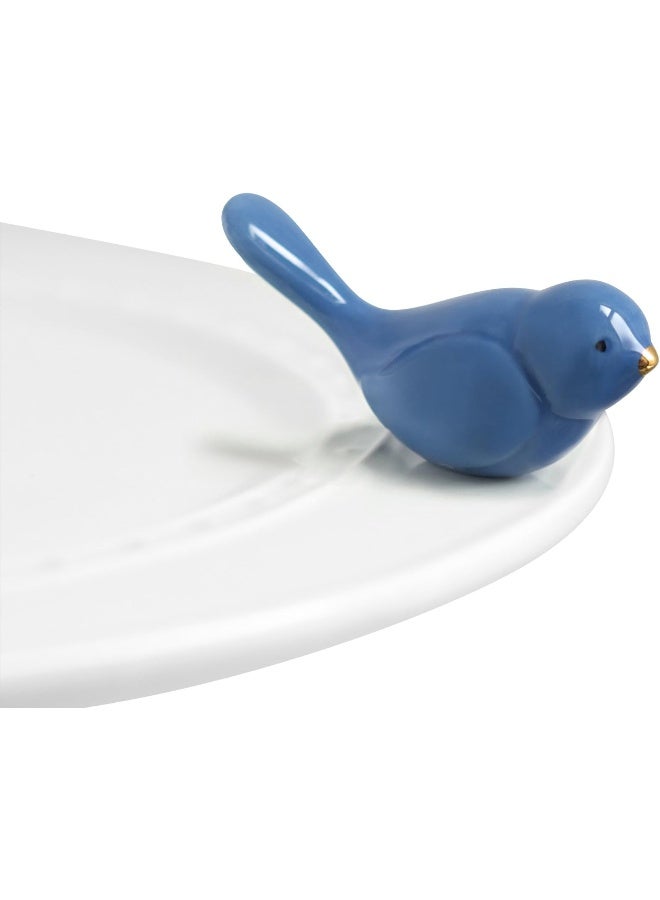 nf nora fleming Nora Fleming Bluebird of Happiness Bluebird A08  HandPainted Ceramic Holiday Dcor  Spring Minis for The Home and Office - Image 3