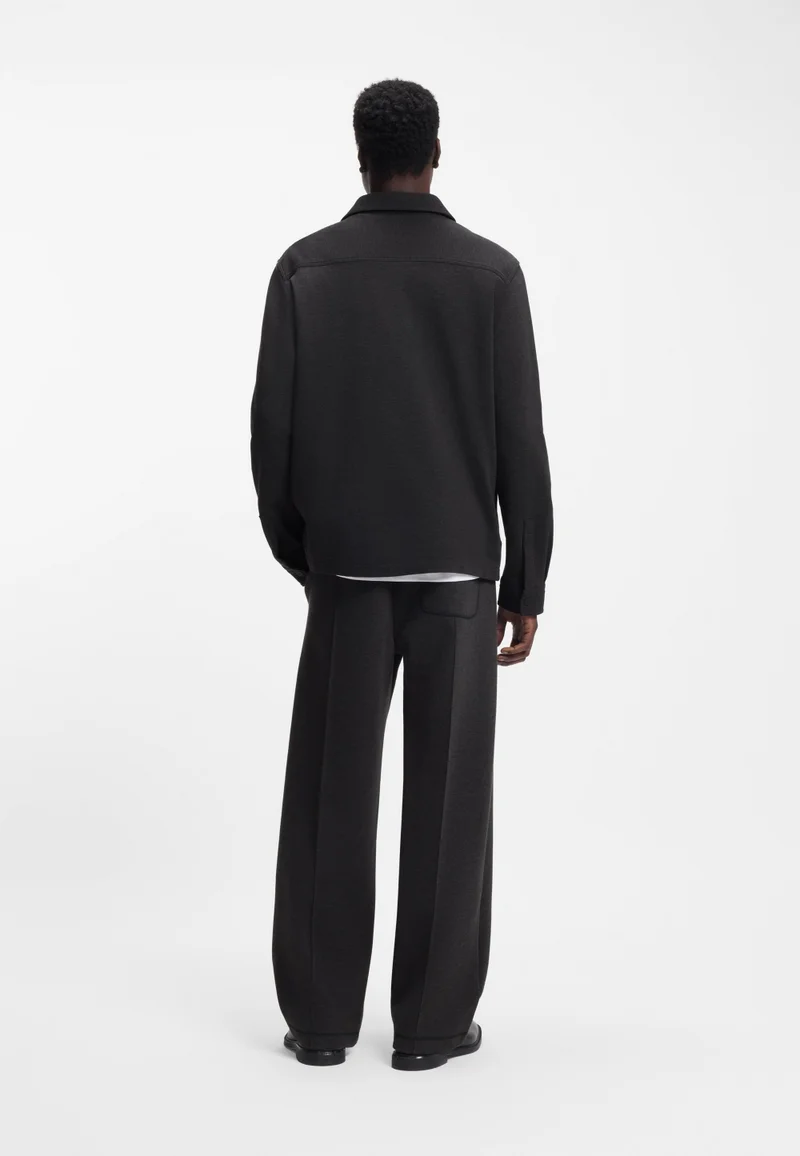 HUGO Oversized-fit shirt in a cotton blend