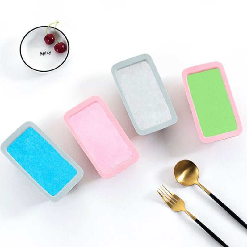 2pcs Blue Rectangular Silicone Baking Mold Nonstick Loaf Pan for Bread Cake Toast - Image 3