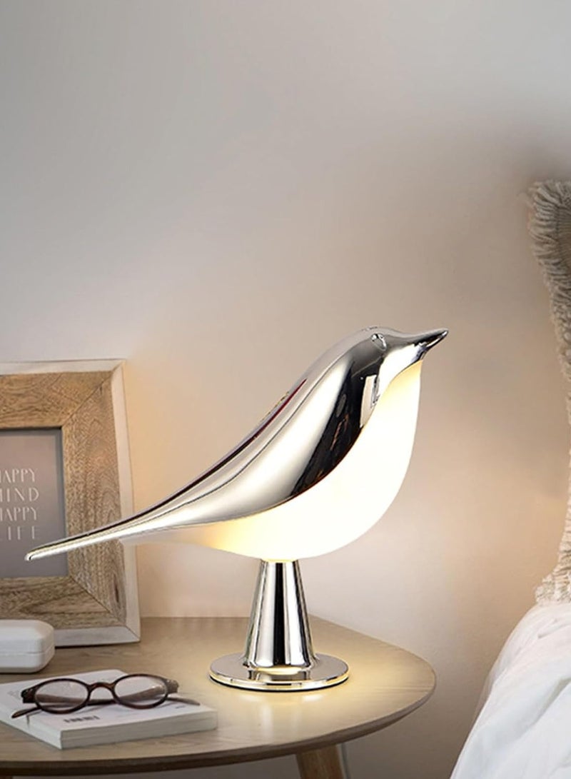 Bird LED Table Lamp, Cordless Touch Sensor Night Light, 3 Level Brightness Adjustable Nightstand Lamp, Creative Decorative Aroma Lamps, Portable Bird Lamp for Bedroom, Dorm, Office and Travel - Image 2